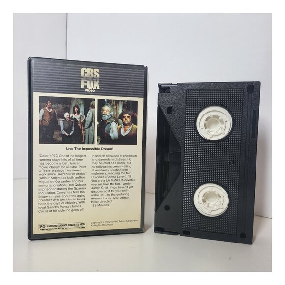 The Man of La Mancha BETA Tape Betamax (Not VHS) - Picture 2 of 2